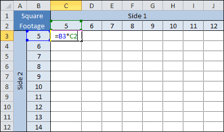 Absolute and Relative Example