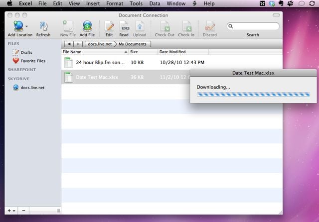 Documnent Connection Download Files