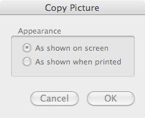 Excel 2008 copy picture dialog box