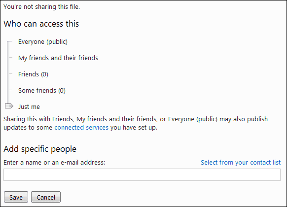 Excel Web File Share Options
