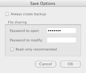Save Option Dialog 2008