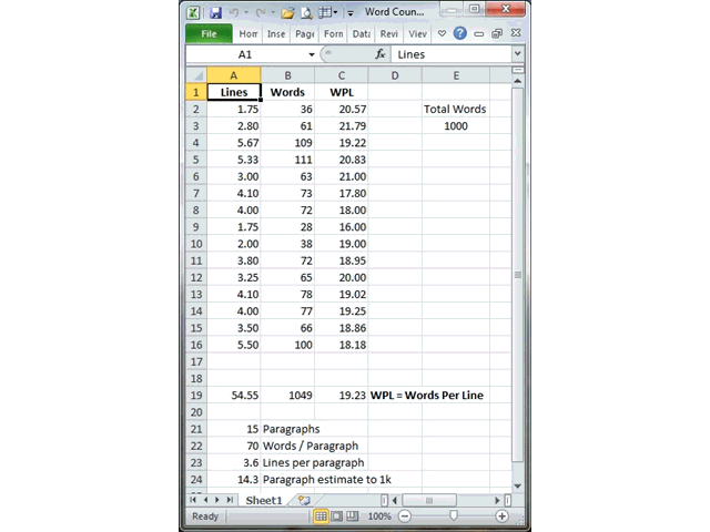 Select Range with Name Box
