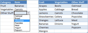 A Dynamic Dependent Drop Down List