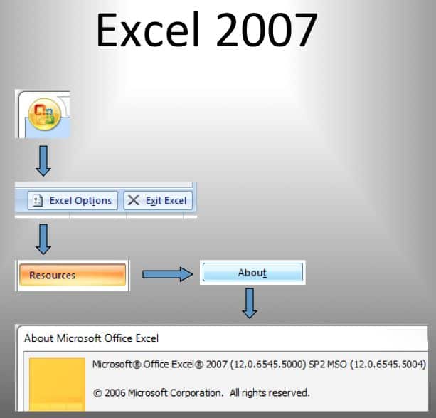About Excel Versions 2007