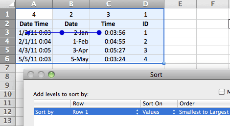 Formula 2 Before Sort