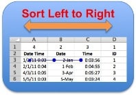 Sort Left to Right Problem