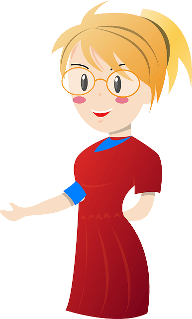 school teacher giving excel basics lesson