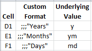 Custom Formats for Headings