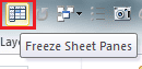 Freeze Sheet Panes Command Icon