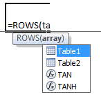 Table Name in Formula